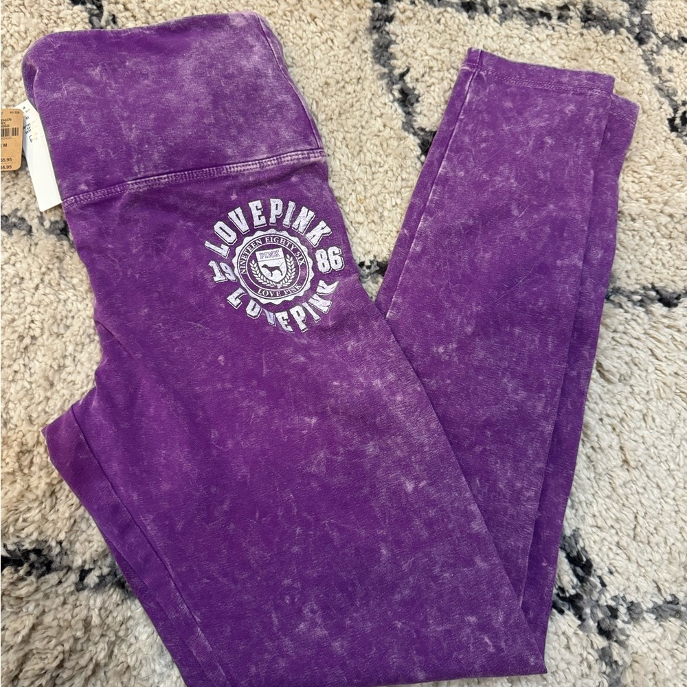 Purple Victoria’s Secret PINK leggings